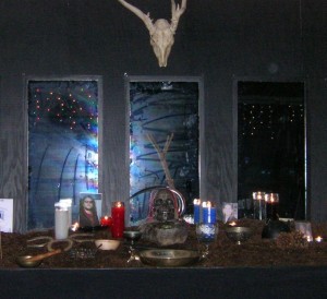 The Greenman Samhain Altar