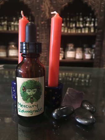 Mercury Retrograde Oil from the Green Man Store