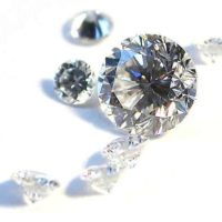 A diamond, the April birthstone