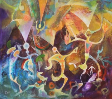 Magical dance painting