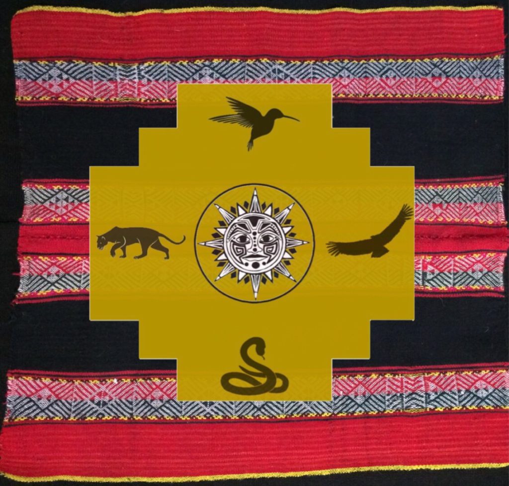 Shamanic Waxing Moon Ritual tapestry