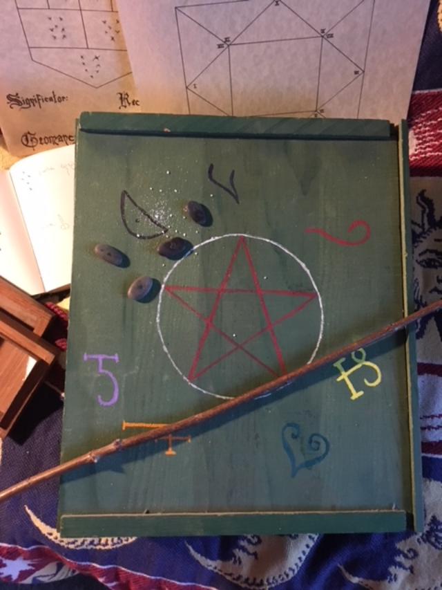 arte of geomancy class flyer