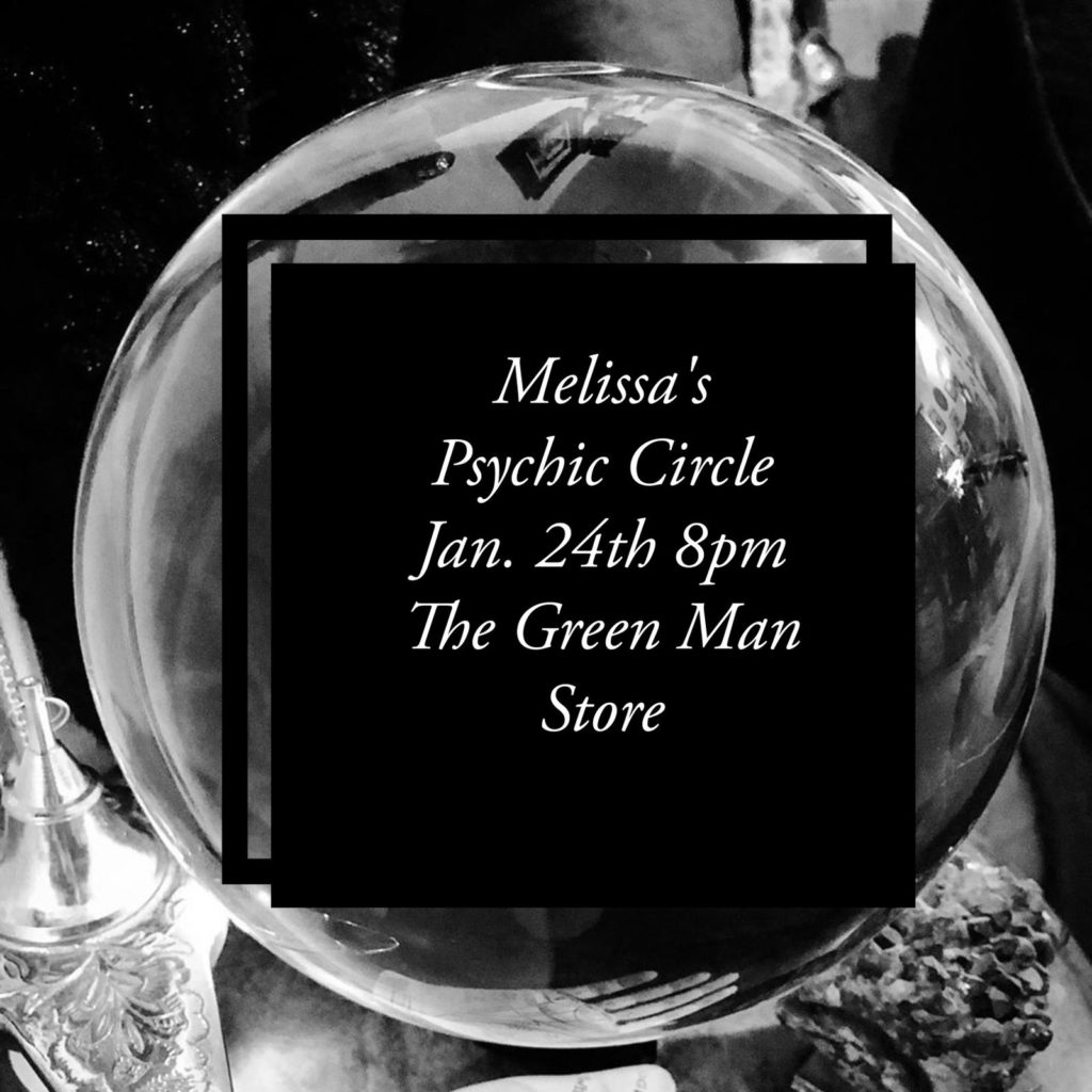 Psychic Circle with Melissa flyer