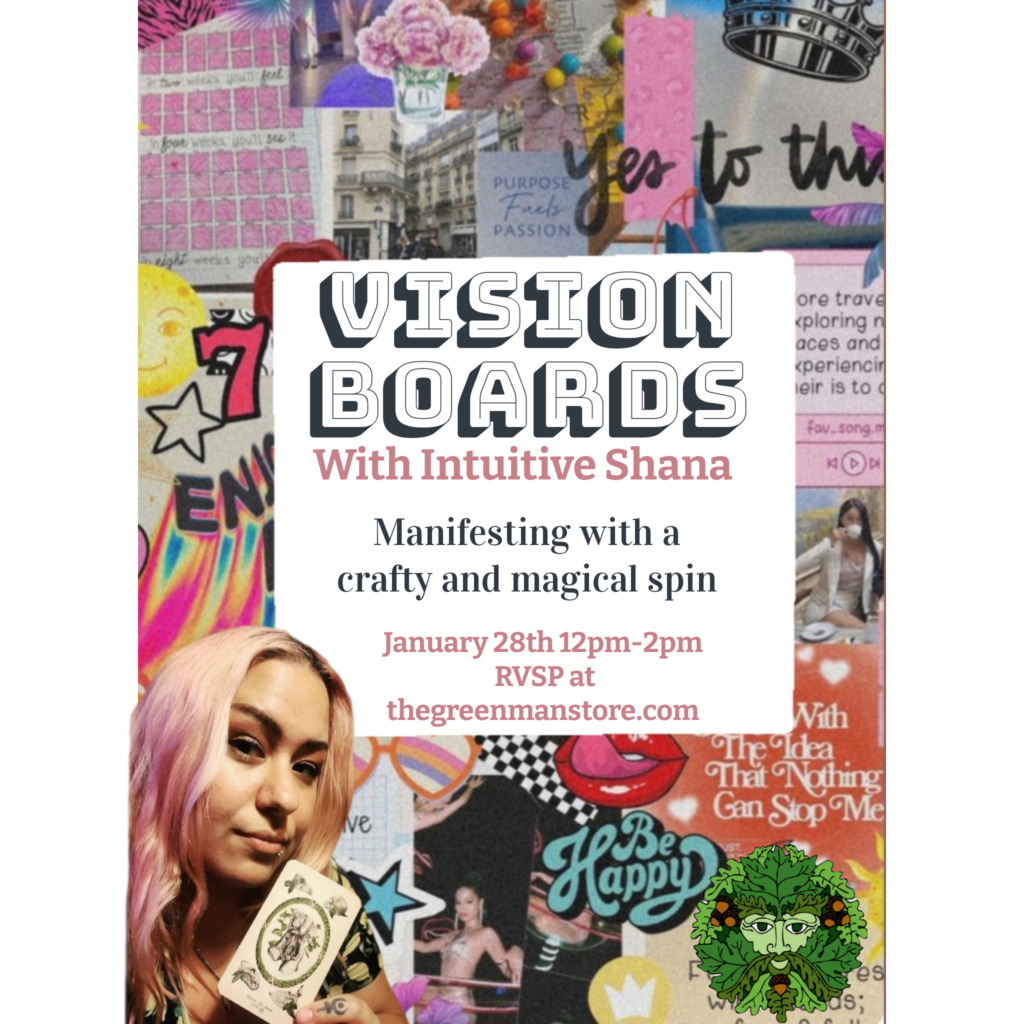 a poster with a woman holding a card