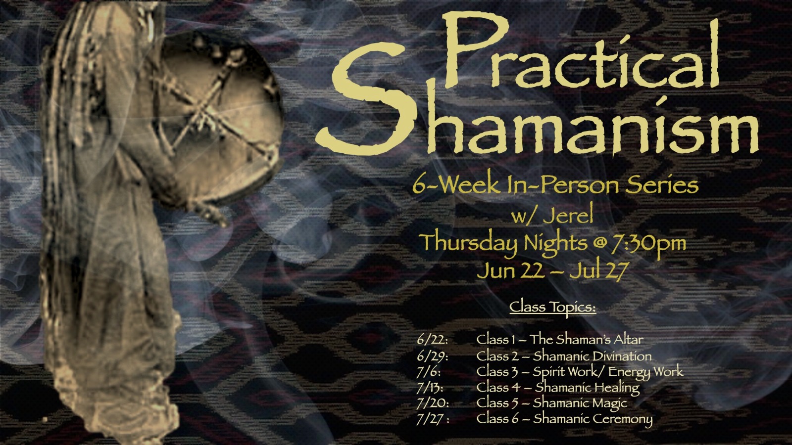 a poster for a spiritual gathering