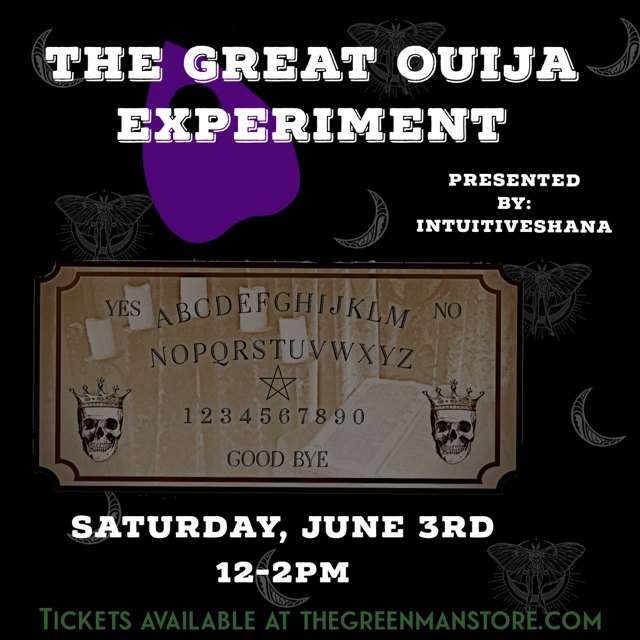 a poster for a ouija board
