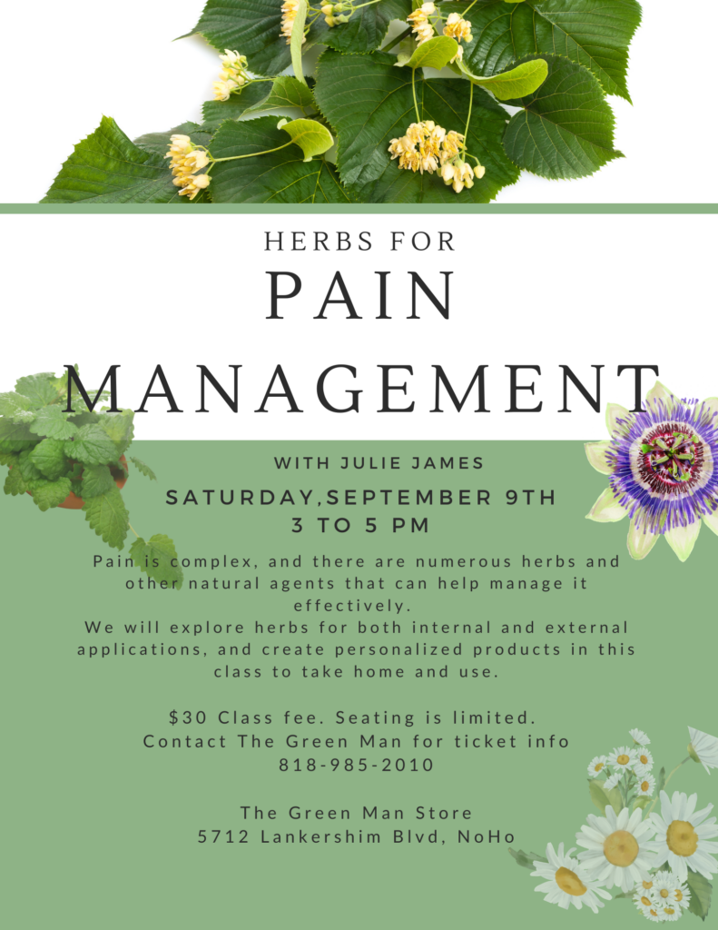 a poster with green leaves and flowers