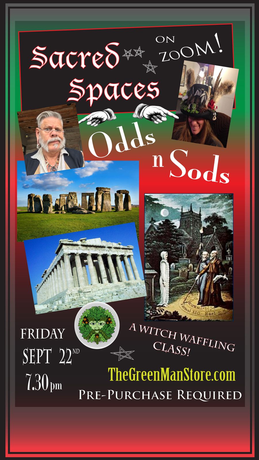 a poster with pictures of ancient ruins