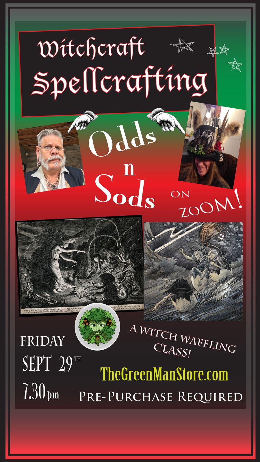 a poster for a person waffle class