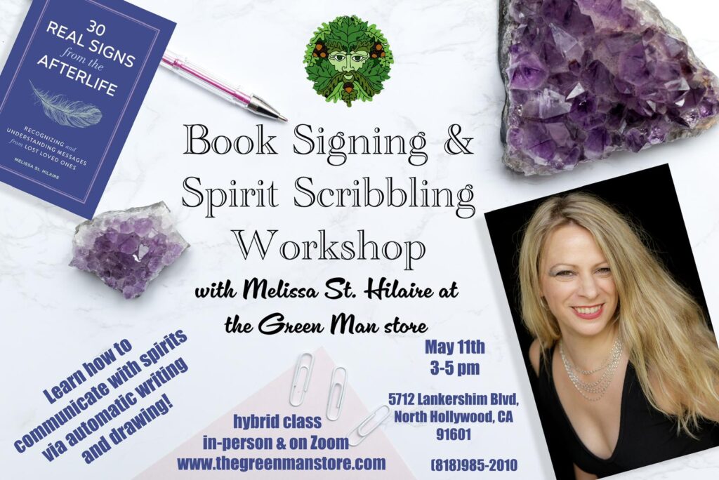 a poster for a book signing