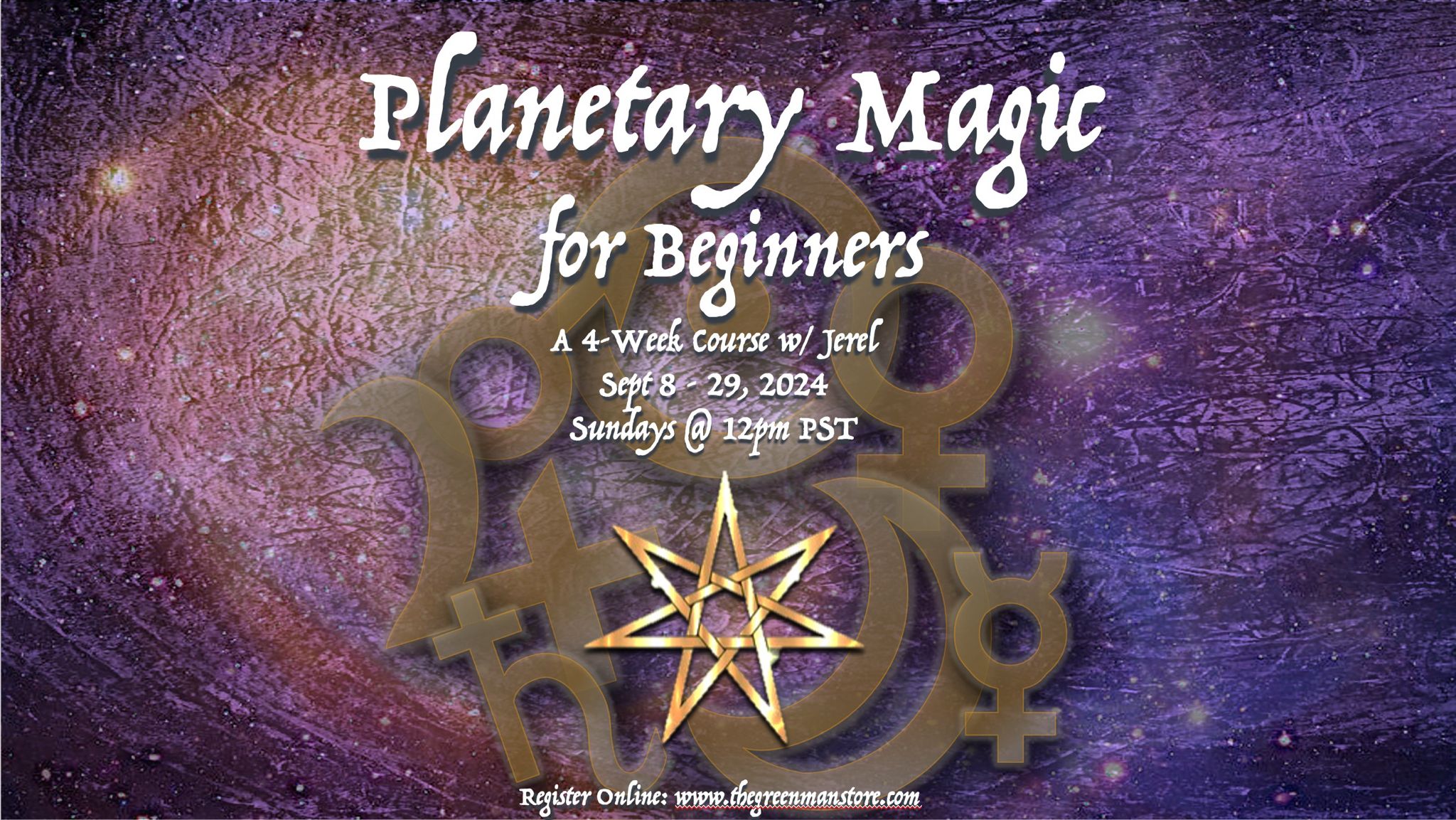 a poster for a spiritual gathering