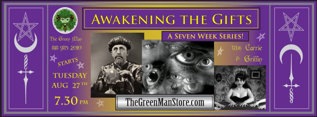 a man with a mustache and a crystal ball