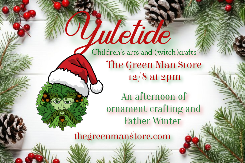 a holiday invitation with pine cones and pinecones