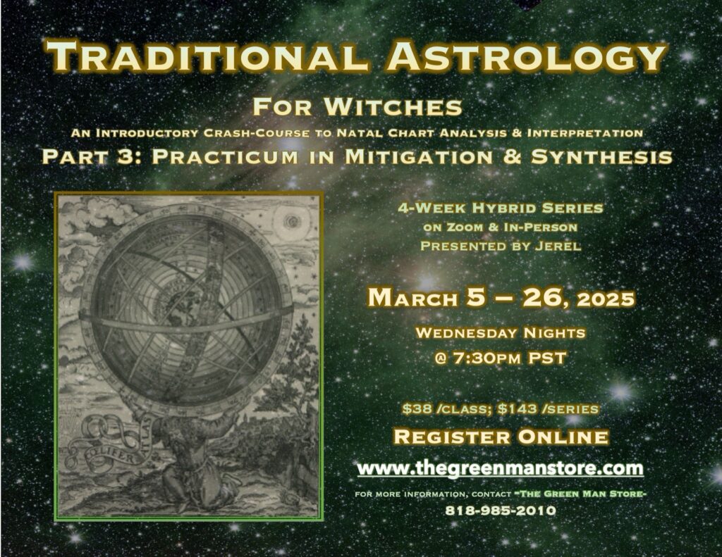 a poster for a astrology class
