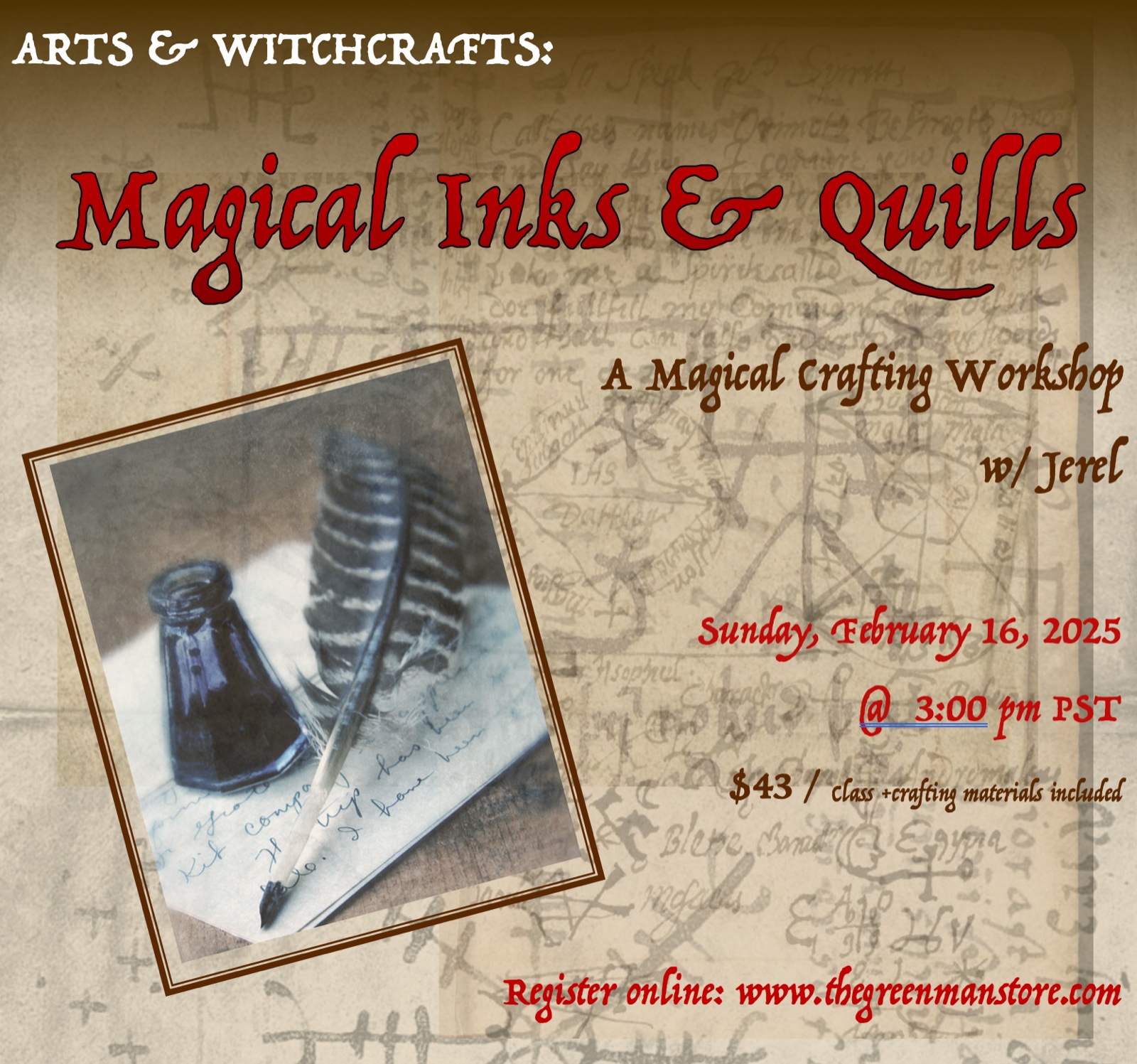 A poster for a craft workshop