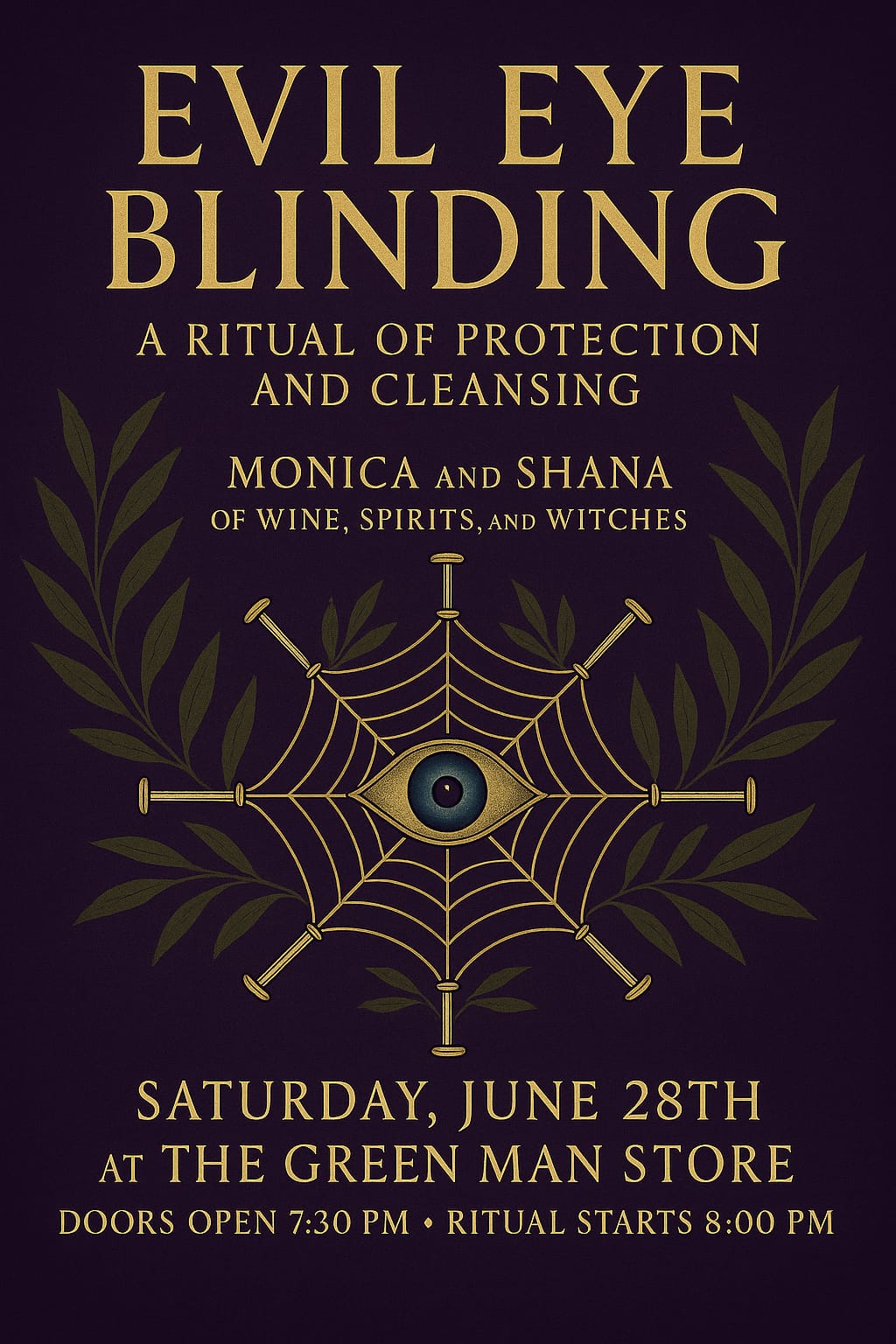 A poster with text and a graphic design on it