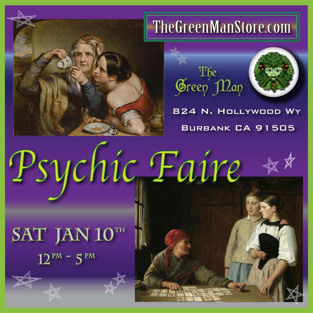 A poster for a psychic faire