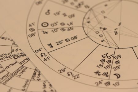 A close up of a chart